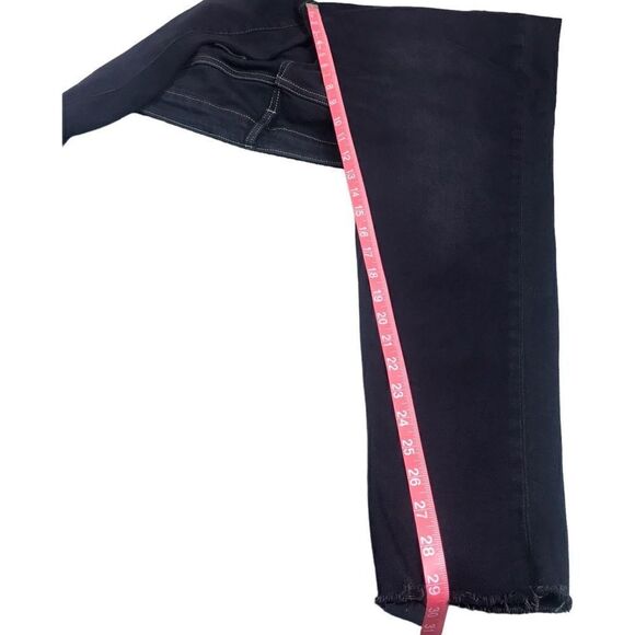 KanCan Dark Blue Distressed Fringe Hem Skinny Jeans - Picture 13 of 13